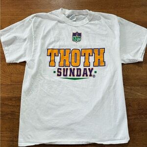 2000 NFL Thoth Sunday white and green cotton t-shirt football Official Merch KOT